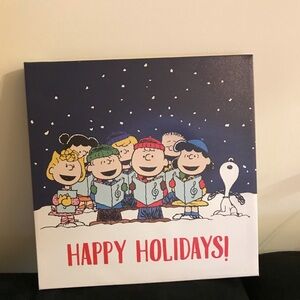 Charlie Brown Christmas Canvas Portrait